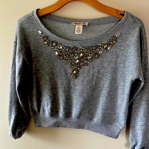 Diamond Cropped Jersey Knit